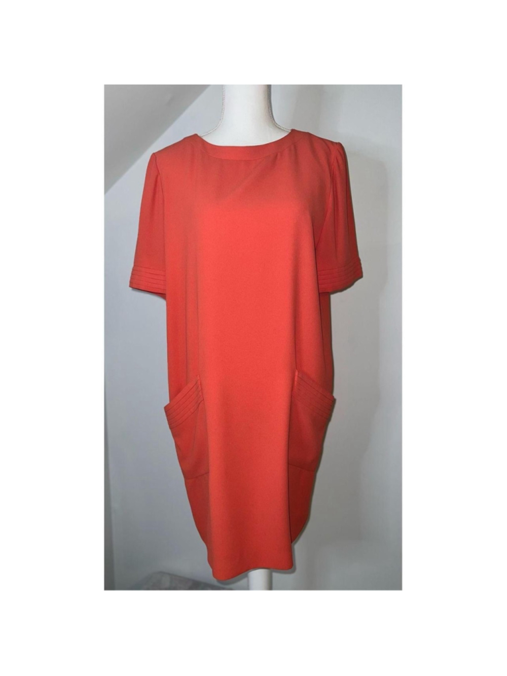 Women's David Warren Dress Size 8 Orange